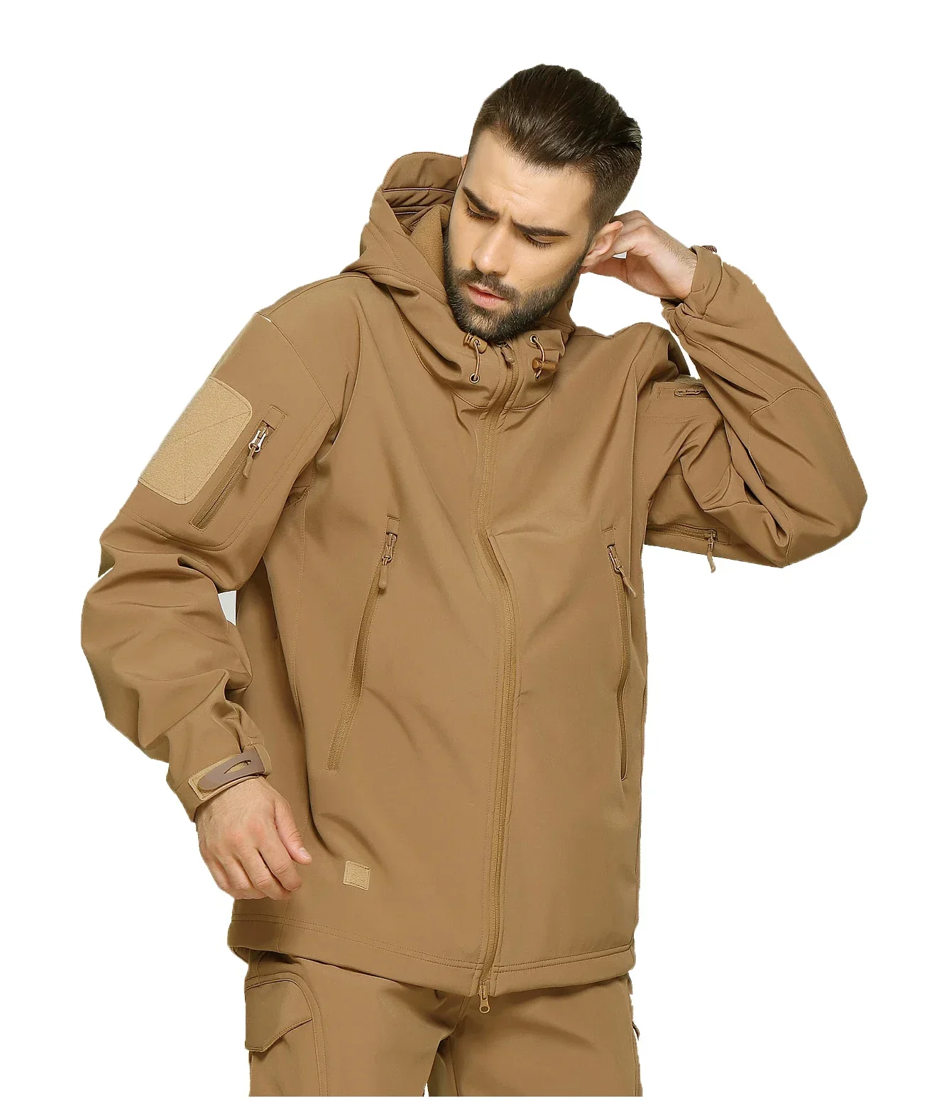 Camouflage Hunting Jacket - Камуфляжный штурмовой костюм EMR Soft Shell,