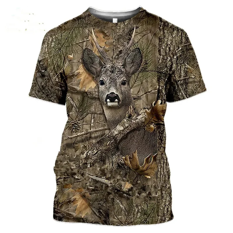 Wildman Hunting & Outdoor Nelspruit - Футболка 3D с камуфляжным принтом дикого