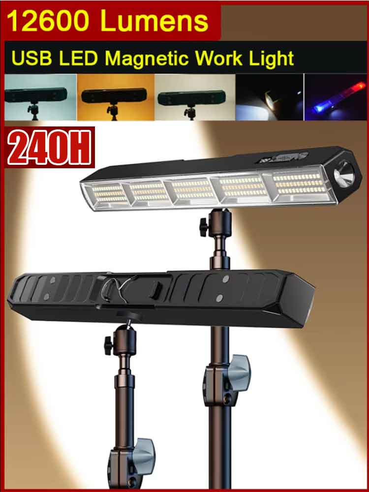 Мощная магнитная светодиодная  – обзор и цена Tactical Flashlight Rechargeable