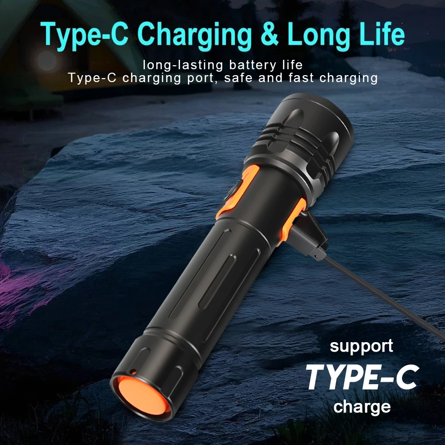 Мощный светодиодный фонарик, п – обзор и цена Tactical Flashlight Rechargeable