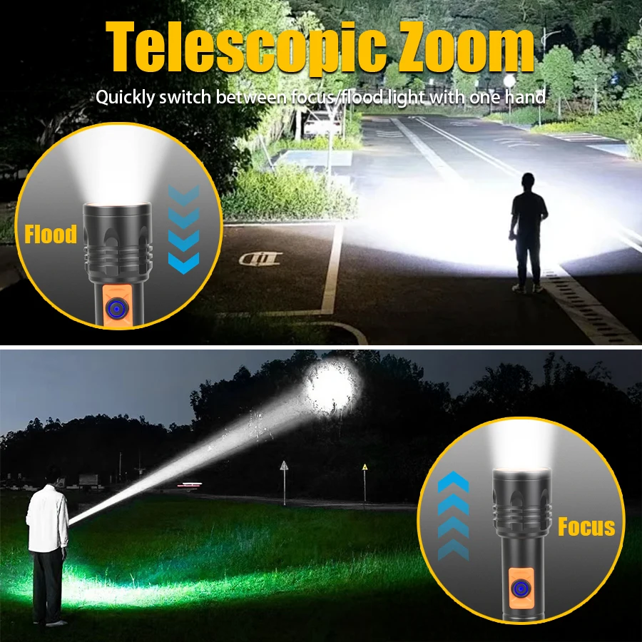 Мощный светодиодный фонарик, п – обзор и цена Tactical Flashlight Rechargeable