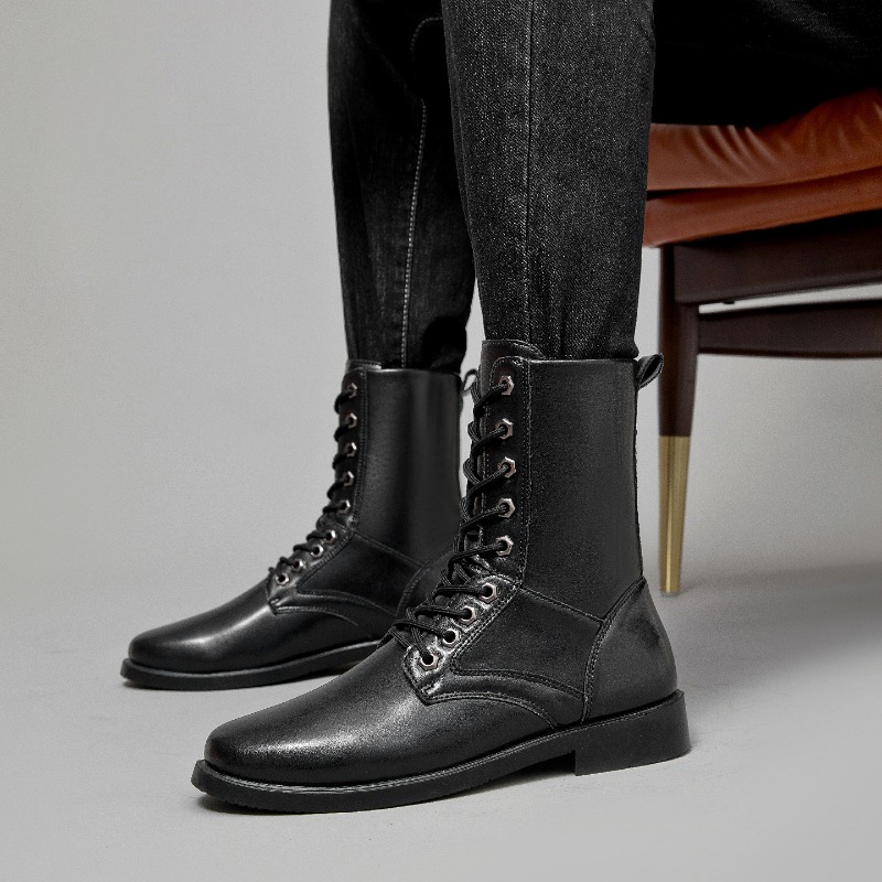 Высокие кожаные тактические бо – обзор и цена Hunting Outdoor Boots