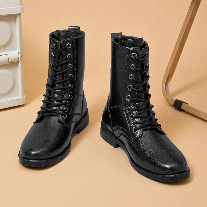Высокие кожаные тактические бо – обзор и цена Hunting Outdoor Boots