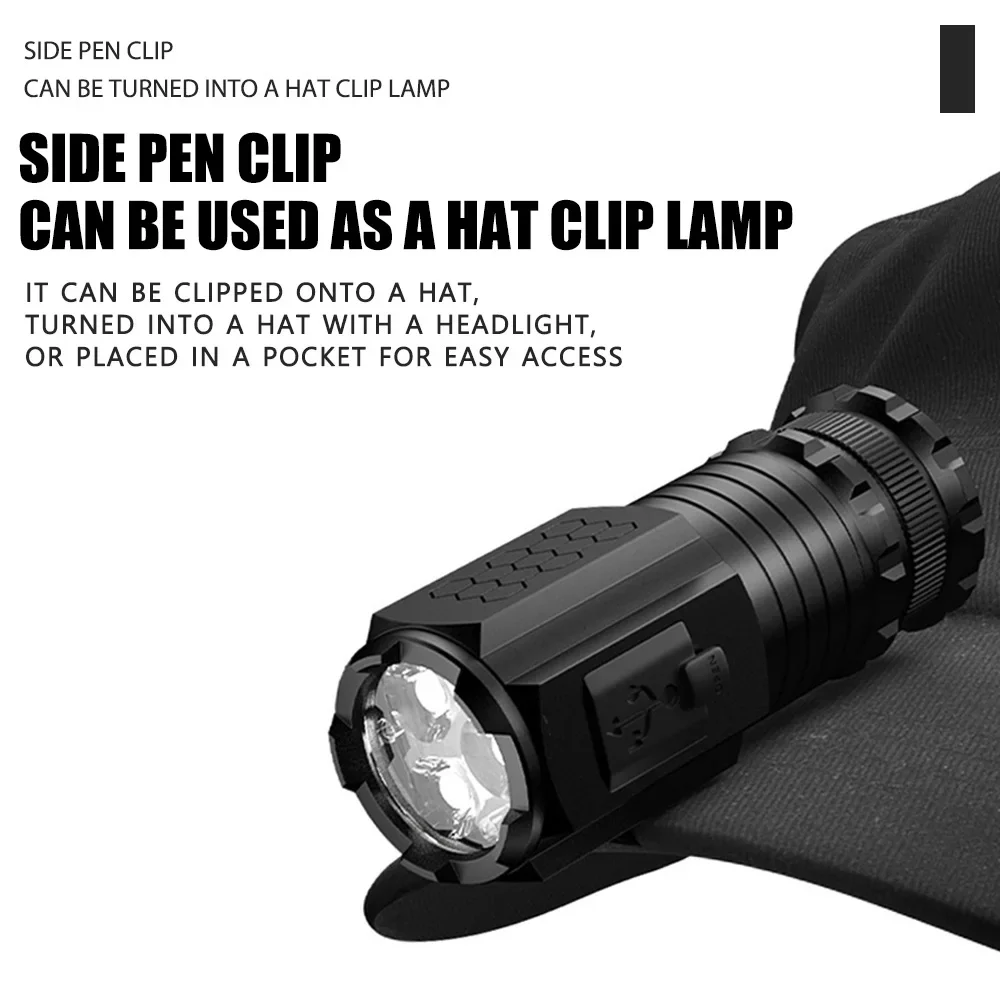 Мощный мини-светодиодный фонар – обзор и цена Tactical Flashlight Rechargeable