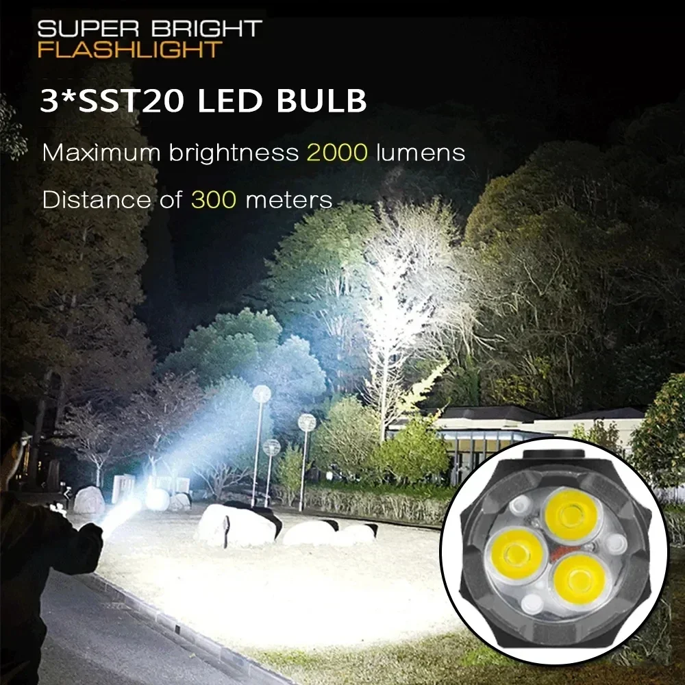 Мощный мини-светодиодный фонар – обзор и цена Tactical Flashlight Rechargeable