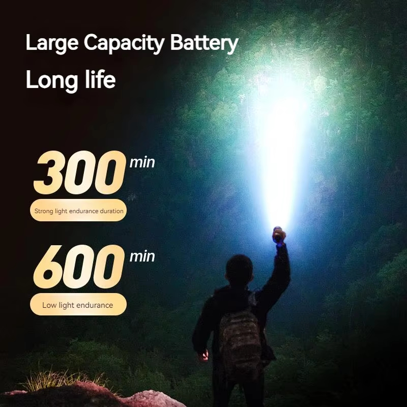 Фонарь EDC 1200 лм, портативны – обзор и цена Tactical Flashlight Rechargeable