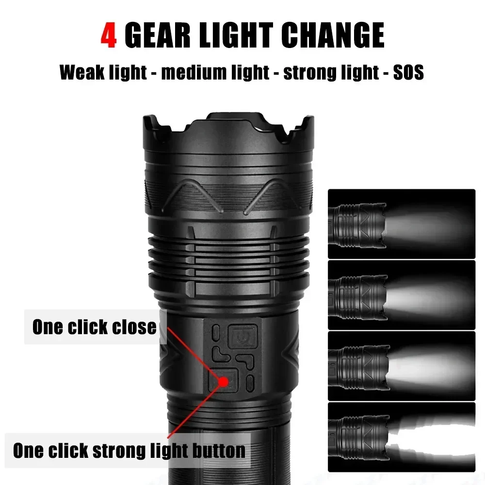 Суперяркий светодиодный фонарь – обзор и цена Tactical Flashlight Rechargeable