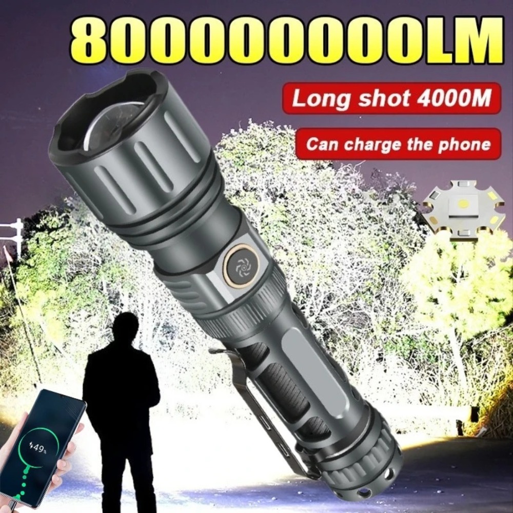 Суперяркий портативный перезар – обзор и цена Tactical Flashlight Rechargeable