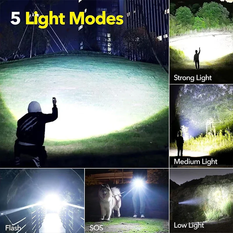 Мощный светодиодный фонарик, п – обзор и цена Tactical Flashlight Rechargeable
