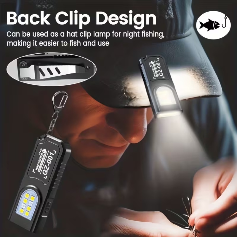 Мини-COB светодиодный брелок-ф – обзор и цена Tactical Flashlight Rechargeable